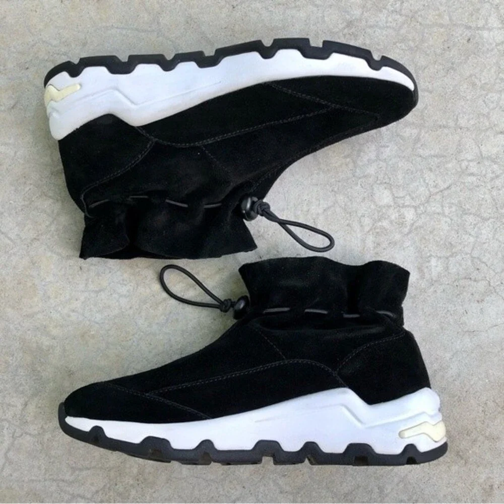 Opening Ceremony Ikke Black Suede Sneakers Athletic Shoes Booties Euro 36